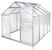 TecTake greenhouse with foundation 250 x 185 x 195 cm TecTake greenhouse with foundation 250 x 185 x 195 cm