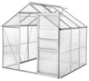 tectake Greenhouse without foundation 190 x 185 x 195 cm tectake Greenhouse without foundation 190 x 185 x 195 cm