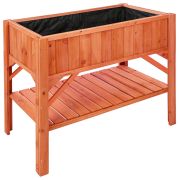 TecTake Raised Bed with Shelf TecTake Raised Bed with Shelf
