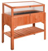 TecTake Raised Bed with Cold Frame Attachment TecTake Raised Bed with Cold Frame Attachment