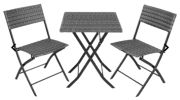 TecTake Trevi Rattan Balcony Set TecTake Trevi Rattan Balcony Set