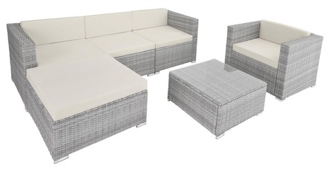 TecTake Milano Rattan Lounge TecTake Milano Rattan Lounge