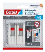 Tesa Powerstripes Adjustable Adhesive Screw Wallpaper & Plaster 1 kg Tesa Powerstripes Adjustable Adhesive Screw Wallpaper & Plaster 1 kg