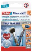 Tesa Powerstrips Transparent Large 8 pcs Tesa Powerstrips Transparent Large 8 pcs