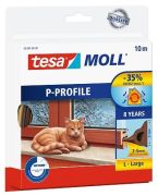 Tesa tesamoll P-profile brown 9 mm x 10 m Tesa tesamoll P-profile brown 9 mm x 10 m