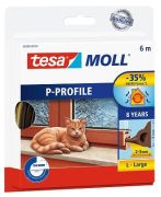 Tesa tesamoll P-profile brown 9 mm x 6 m Tesa tesamoll P-profile brown 9 mm x 6 m