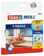 Tesa tesamoll P-profile white 9 mm x 10 m Tesa tesamoll P-profile white 9 mm x 10 m
