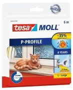 Tesa tesamoll P-profile white 9 mm x 6 m Tesa tesamoll P-profile white 9 mm x 6 m