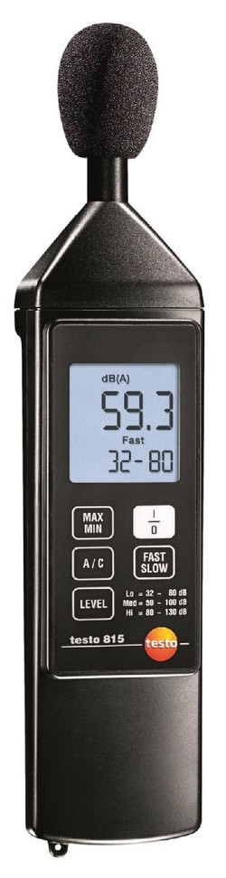 Testo 815 Sound Level Meter Testo 815 Sound Level Meter