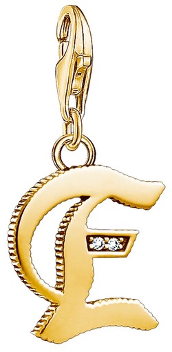 Thomas Sabo Charm pendant letter E gold (1611-414-39) Thomas Sabo Charm pendant letter E gold (1611-414-39)