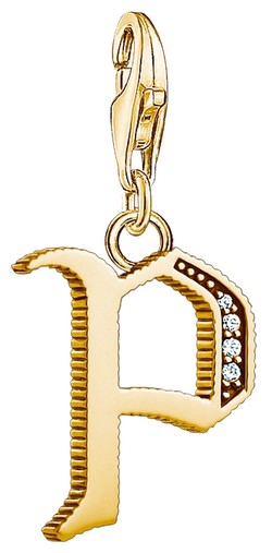 Thomas Sabo Charm pendant letter P gold (1622-414-39) Thomas Sabo Charm pendant letter P gold (1622-414-39)