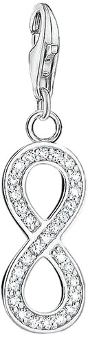 Thomas Sabo Charm pendant Infinity white (1132-051-14) Thomas Sabo Charm pendant Infinity white (1132-051-14)