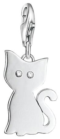 Thomas Sabo Charm pendant cat white (1014-051-14) Thomas Sabo Charm pendant cat white (1014-051-14)