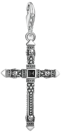 Thomas Sabo Charm pendant cross black (1556-507-11) Thomas Sabo Charm pendant cross black (1556-507-11)