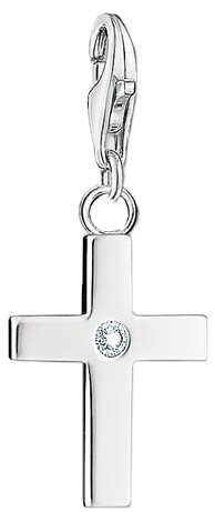 Thomas Sabo Charm pendant cross white (0366-051-14) Thomas Sabo Charm pendant cross white (0366-051-14)