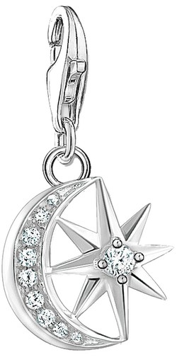 Thomas Sabo Charm pendant star & moon white (1794-051-14) Thomas Sabo Charm pendant star & moon white (1794-051-14)