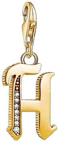 Thomas Sabo Charm pendant letter H gold (1614-414-39) Thomas Sabo Charm pendant letter H gold (1614-414-39)