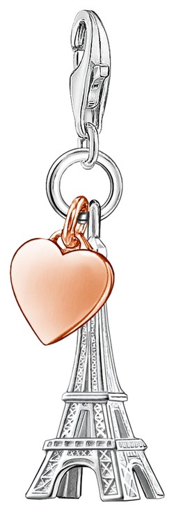 Thomas Sabo Charm Pendant Eiffel Tower with Heart Silver (0904-415-12) Thomas Sabo Charm Pendant Eiffel Tower with Heart Silver (0904-415-12)