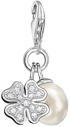 Thomas Sabo Charm Pendant Cloverleaf with White Pearl (0831-167-14) Thomas Sabo Charm Pendant Cloverleaf with White Pearl (0831-167-14)