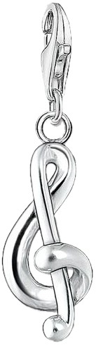 Thomas Sabo Charm pendant treble clef silver (0845-001-12) Thomas Sabo Charm pendant treble clef silver (0845-001-12)
