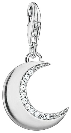 Thomas Sabo Charm Pendant Protection Moon White (1501-051-14) Thomas Sabo Charm Pendant Protection Moon White (1501-051-14)