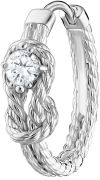 Thomas Sabo Single Hoop Earring Rope with Knot Silver (CR695-051-14) Thomas Sabo Single Hoop Earring Rope with Knot Silver (CR695-051-14)