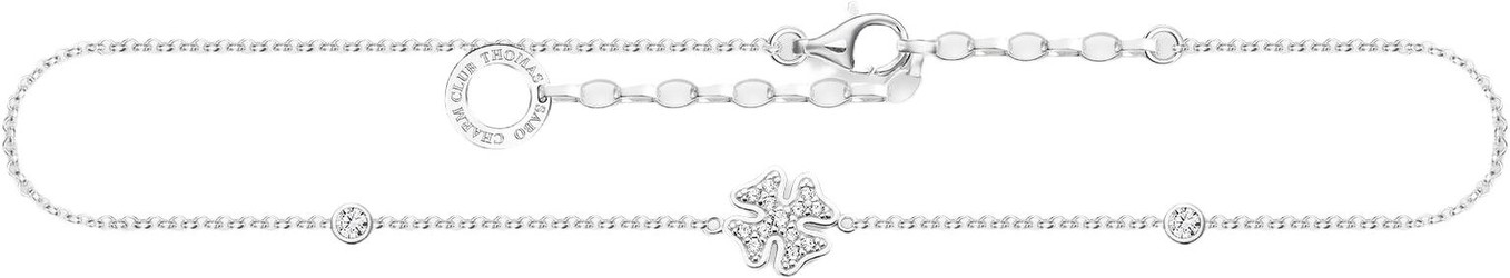 Thomas Sabo Ankle chain clover silver (AK0023-051-14) Thomas Sabo Ankle chain clover silver (AK0023-051-14)