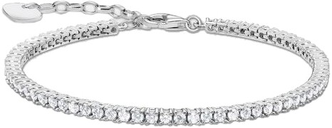 Thomas Sabo Tennis Bracelet Silver White (A2021-051-14) Thomas Sabo Tennis Bracelet Silver White (A2021-051-14)