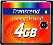 Transcend CompactFlash Card 133x 4GB Transcend CompactFlash Card 133x 4GB