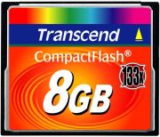 Transcend CompactFlash Card 133x 8GB Transcend CompactFlash Card 133x 8GB