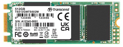 Transcend MTS602M M.2 SSD 512GB (TS512GMTS602M) Transcend MTS602M M.2 SSD 512GB (TS512GMTS602M)