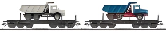 Trix Set with 2 heavy-duty dollies 24403 Trix Set with 2 heavy-duty dollies 24403