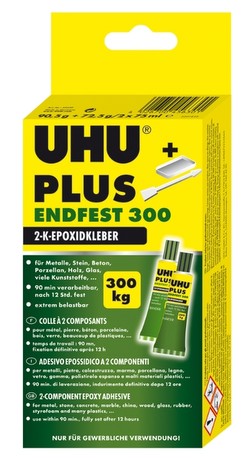 UHU PLUS Endfest 300 2K Epoxy Adhesive Tube 163 g UHU PLUS Endfest 300 2K Epoxy Adhesive Tube 163 g