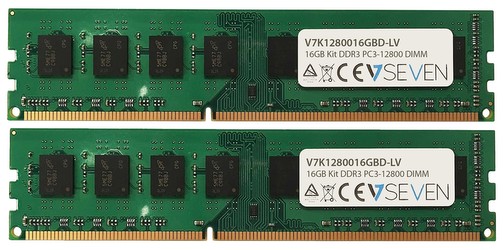 V7 DDR3-1600 16GB DIMM Desktop Memory (V7K1280016GBD-LV) V7 DDR3-1600 16GB DIMM Desktop Memory (V7K1280016GBD-LV)