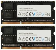 V7 DDR3-1866 16GB SO-DIMM Laptop Memory Kit (V7K1490016GBS-LV) V7 DDR3-1866 16GB SO-DIMM Laptop Memory Kit (V7K1490016GBS-LV)