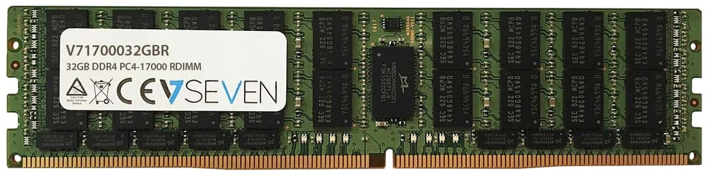 V7 DDR4-2133 32GB REG Server Memory (V71700032GBR) V7 DDR4-2133 32GB REG Server Memory (V71700032GBR)