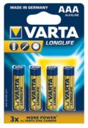 Varta Longlife Extra AAA pack of 4 Varta Longlife Extra AAA pack of 4