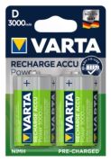 Varta Rechargeable Battery Power D 3000 mAh 2 pcs. (56720) Varta Rechargeable Battery Power D 3000 mAh 2 pcs. (56720)