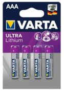 Varta Ultra Lithium AAA battery 4 pcs Varta Ultra Lithium AAA battery 4 pcs