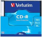 Verbatim CD-R 700MB 52x 20 pack 43348 Verbatim CD-R 700MB 52x 20 pack 43348