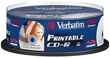 Verbatim CD-R 700MB 52x 25 pack 43439 Verbatim CD-R 700MB 52x 25 pack 43439