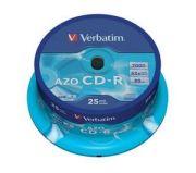 Verbatim CD-R AZO Crystal spindle 25 pieces 43352 Verbatim CD-R AZO Crystal spindle 25 pieces 43352