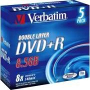 Verbatim DVD+R 8.5GB 8x DL 5 pack 43541 Verbatim DVD+R 8.5GB 8x DL 5 pack 43541
