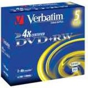 Verbatim DVD+RW Matte Silver 5 pcs 43229 Verbatim DVD+RW Matte Silver 5 pcs 43229