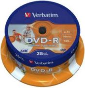 Verbatim DVD-R 4.7GB 16x 25 pack 43538 Verbatim DVD-R 4.7GB 16x 25 pack 43538
