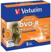 Verbatim DVD-R 4.7GB 16x 5-pack LS 43621 Verbatim DVD-R 4.7GB 16x 5-pack LS 43621