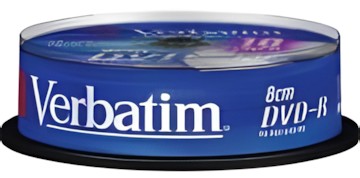 Verbatim DVD-R Mini 1.4GB 4x 10 pack 43573 Verbatim DVD-R Mini 1.4GB 4x 10 pack 43573