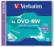 Verbatim DVD-RW 4.7GB 4x 5 pack 43285 Verbatim DVD-RW 4.7GB 4x 5 pack 43285