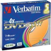 Verbatim DVD+RW 4.7GB 4x 5 pack 43297 Verbatim DVD+RW 4.7GB 4x 5 pack 43297
