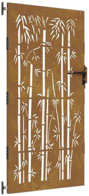 vidaXL Bamboo Design Garden Gate 85 x 200 cm (153237) vidaXL Bamboo Design Garden Gate 85 x 200 cm (153237)
